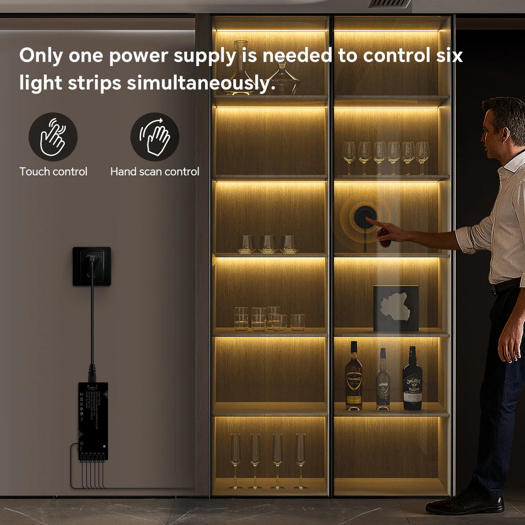 Tira de Luz LED Táctil con Tecnología COB