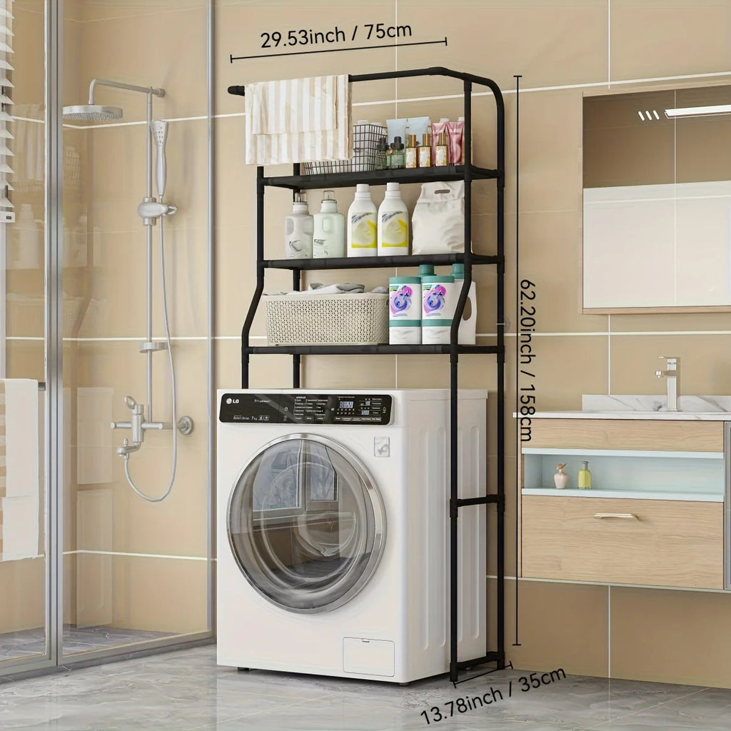 Estante Multicapa de Suelo para Baño y Lavandería