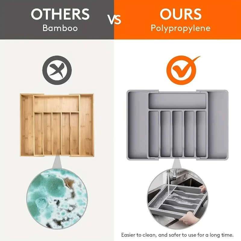 Organizador Modular de Cubiertos para Cocina
