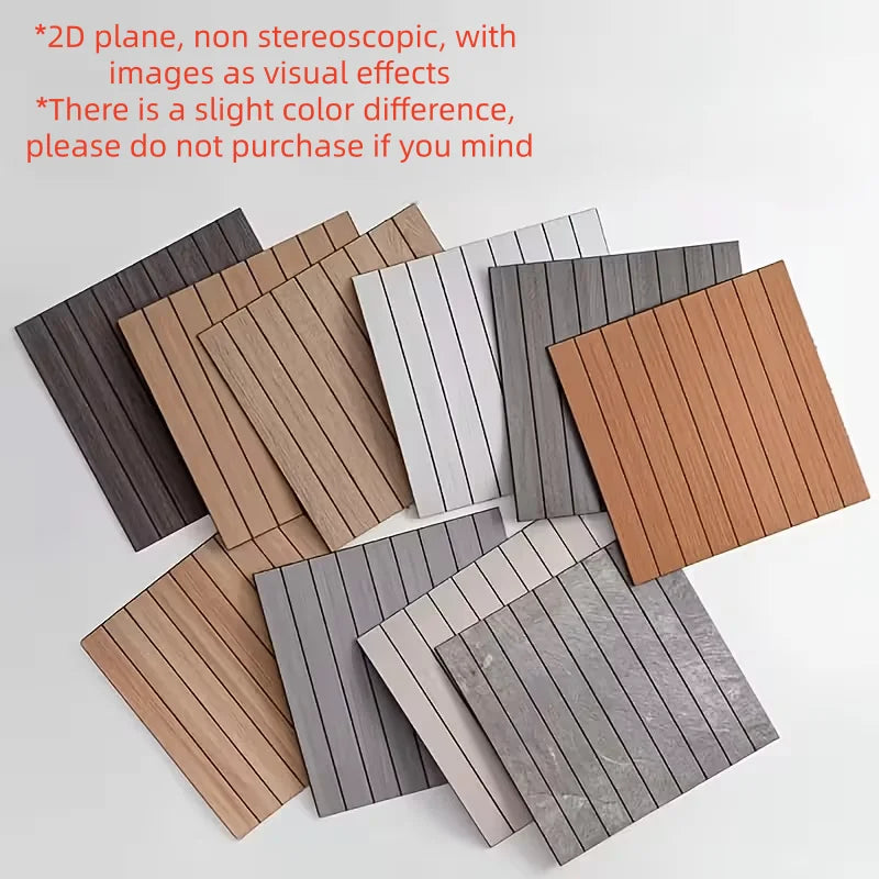 Paneles Autoadhesivos de Pared con Relieve Geométrico