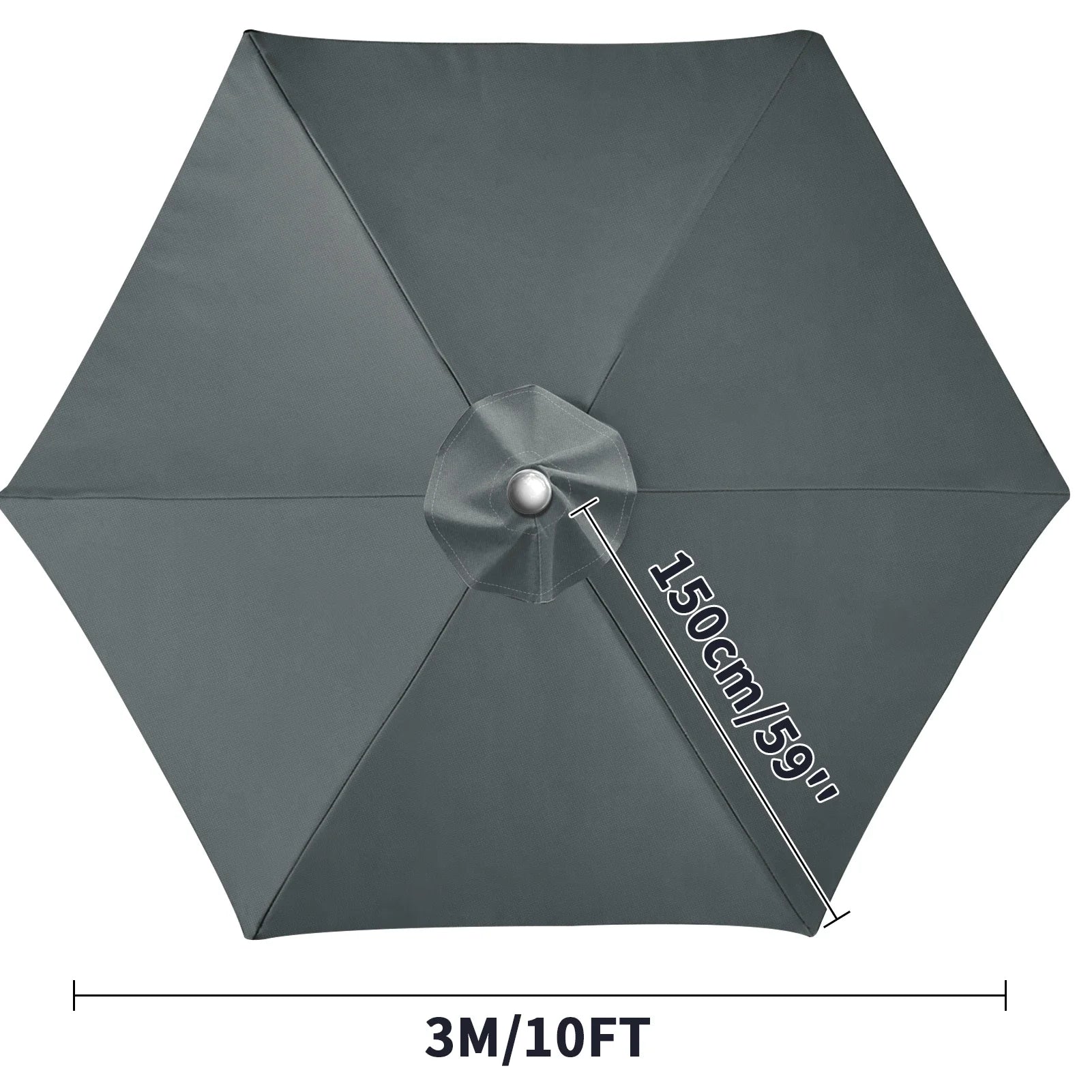 Cubierta Impermeable de Repuesto para Sombrilla