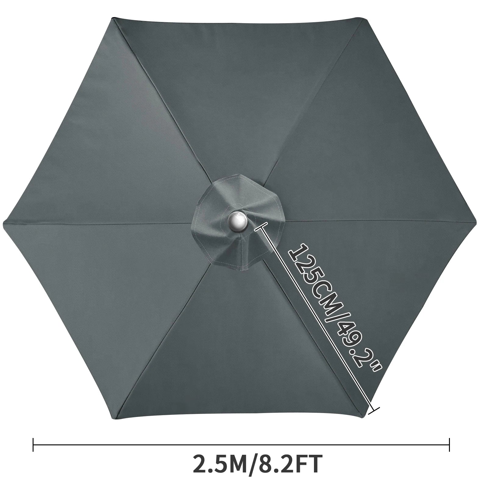 Cubierta Impermeable de Repuesto para Sombrilla