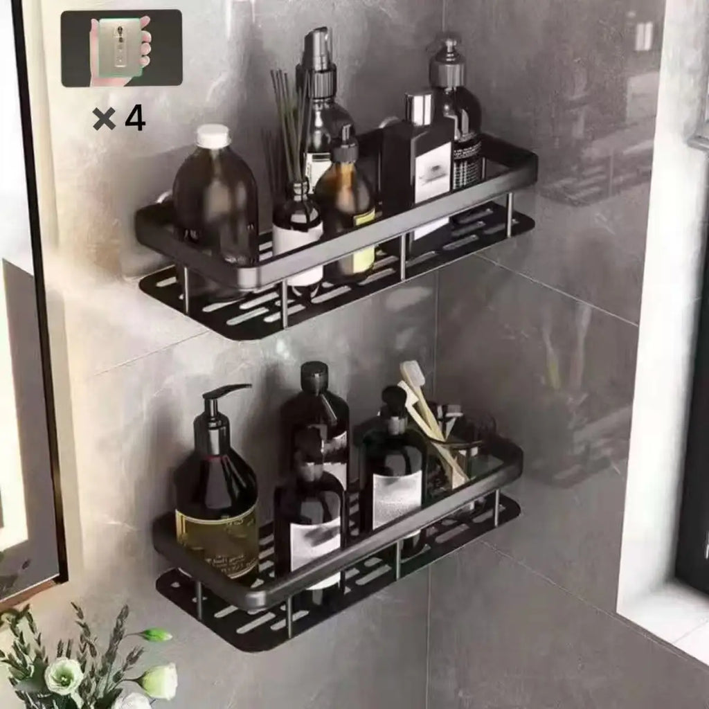 Estante de Esquina para Baño sin Taladro