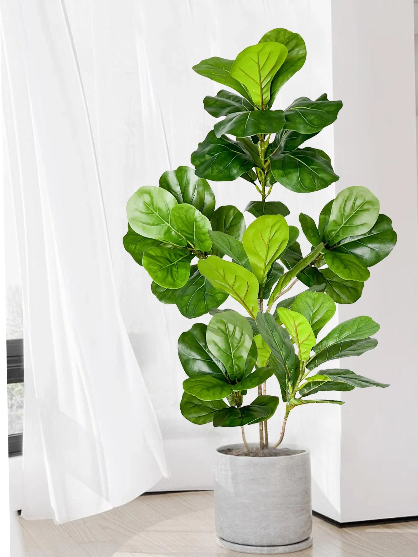 Árbol de Ficus Artificial de Hojas de Violín