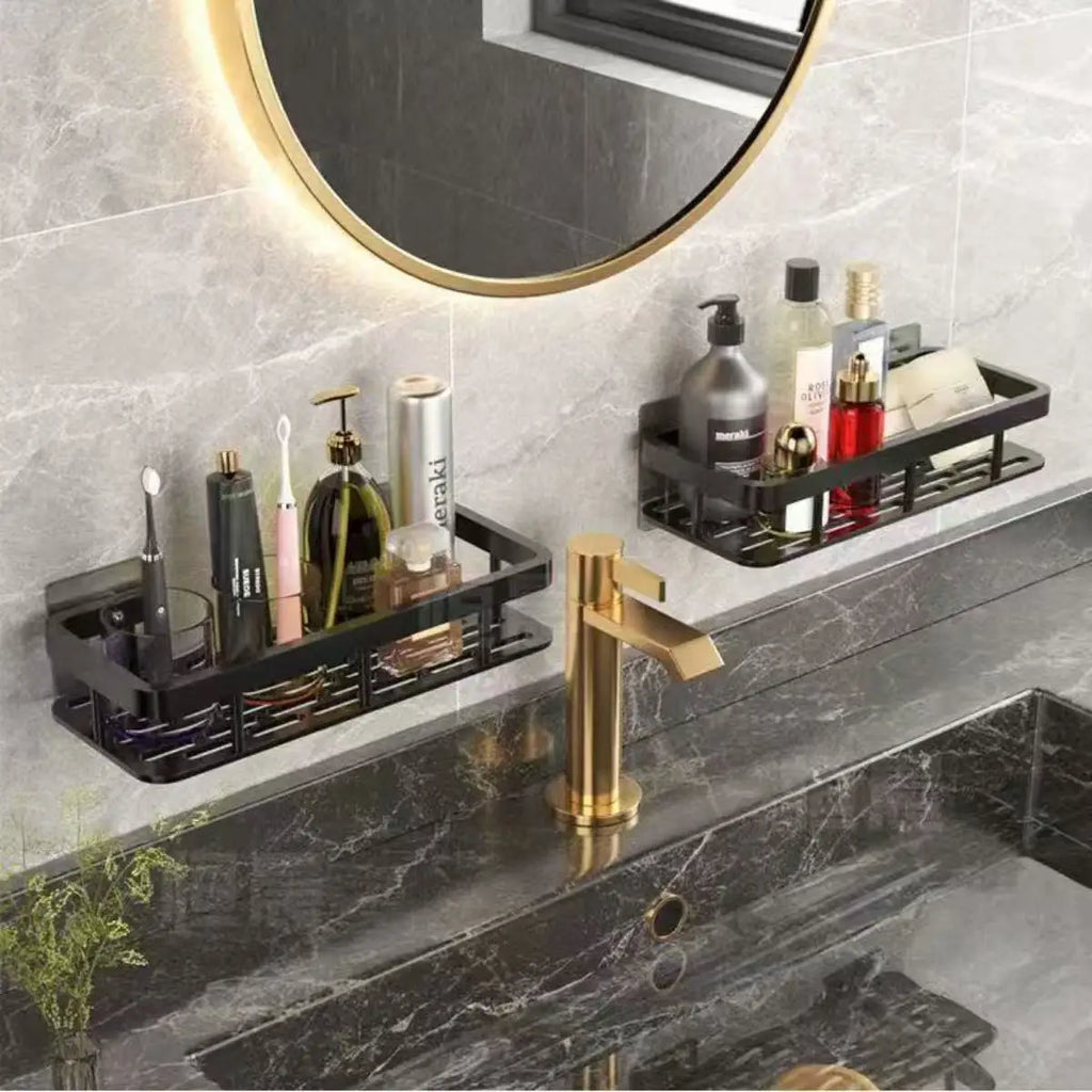 Estante de Esquina para Baño sin Taladro