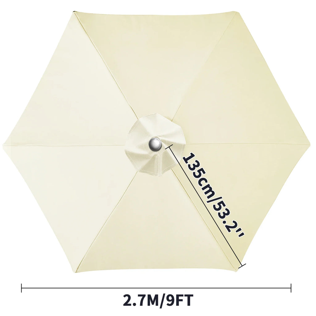 Cubierta Impermeable de Repuesto para Sombrilla
