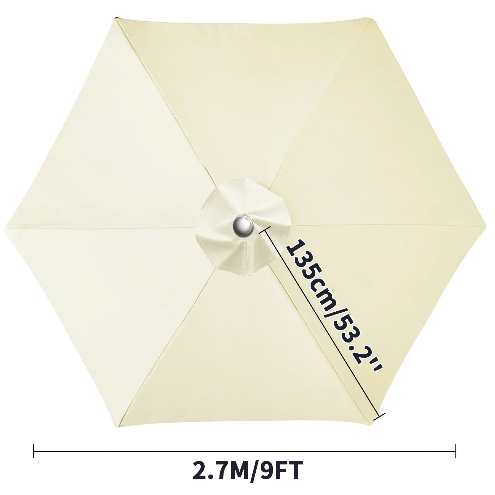 Cubierta Impermeable de Repuesto para Sombrilla