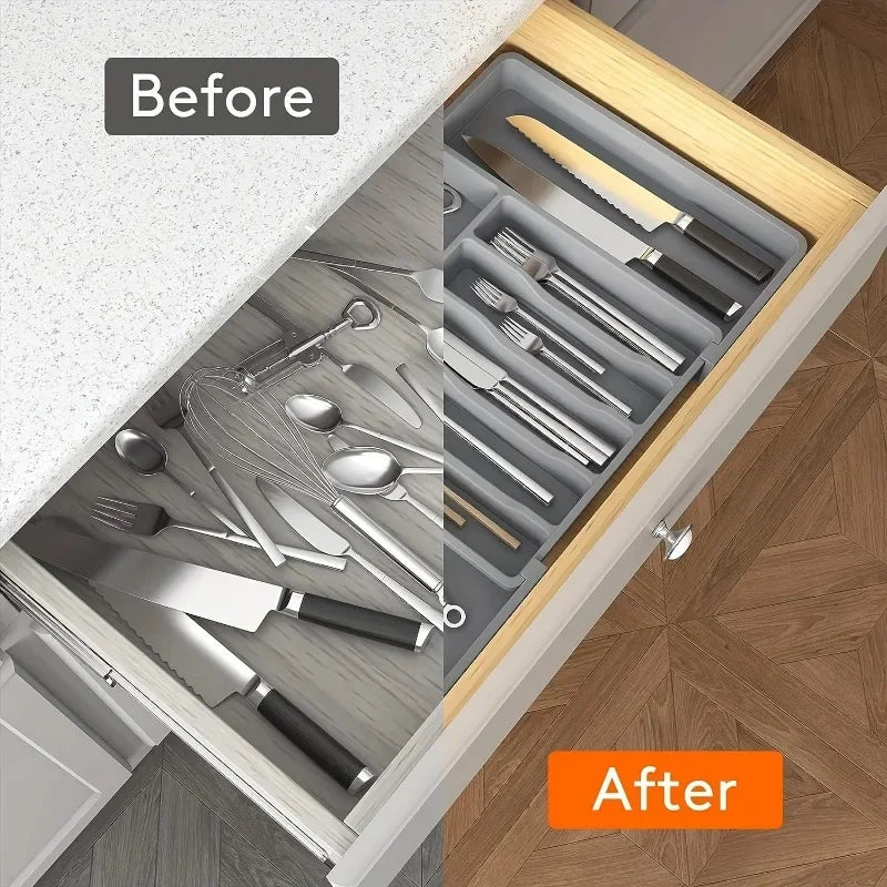 Organizador Modular de Cubiertos para Cocina