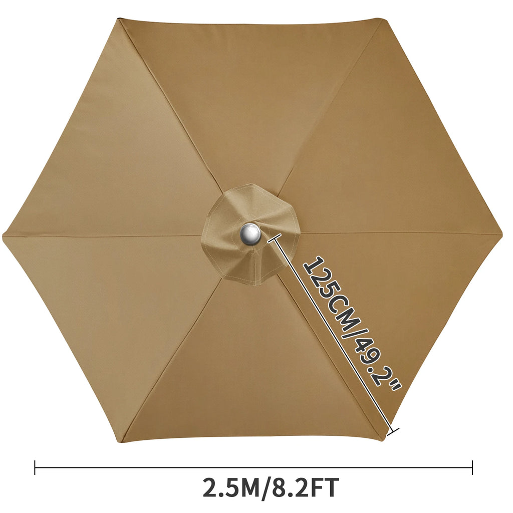 Cubierta Impermeable de Repuesto para Sombrilla