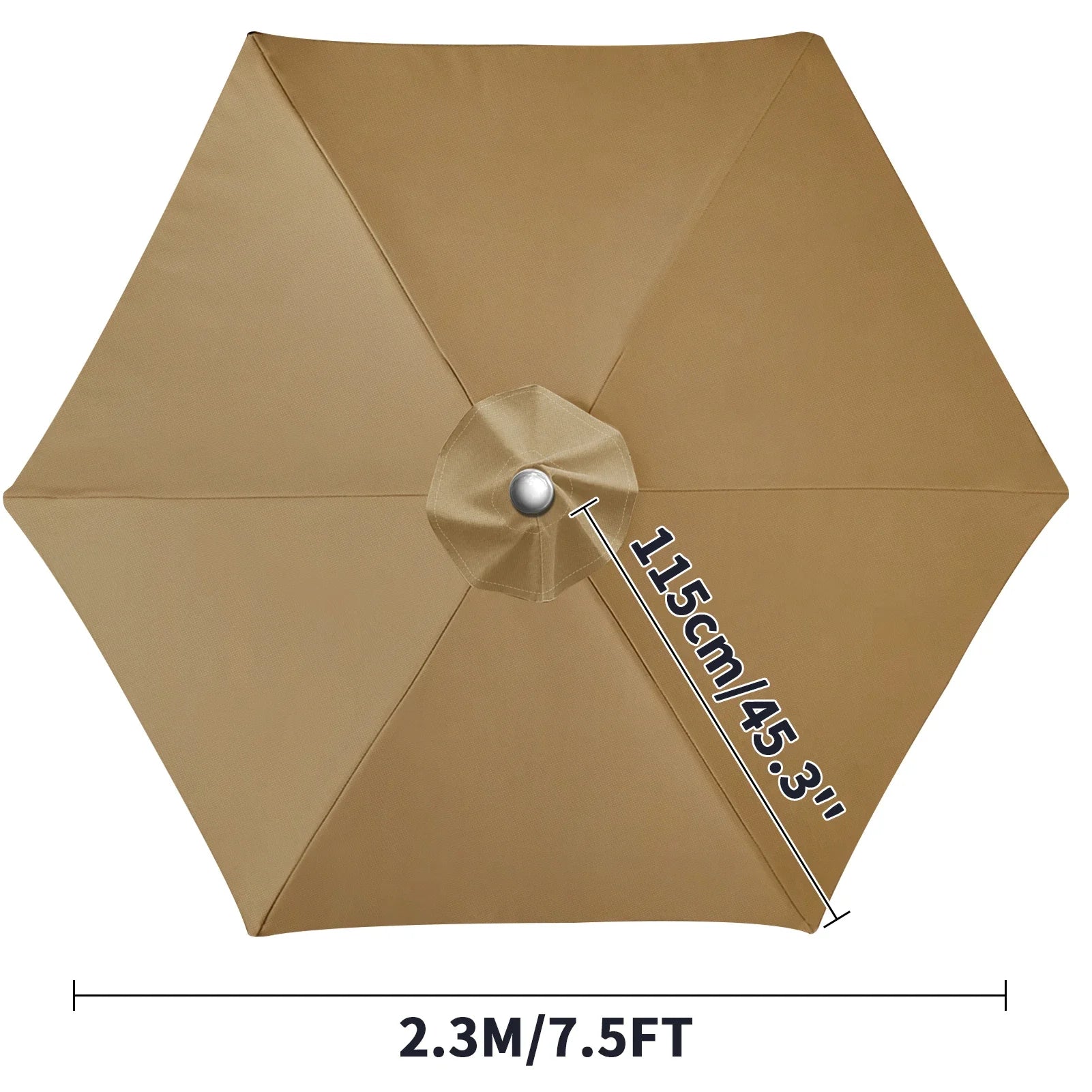 Cubierta Impermeable de Repuesto para Sombrilla