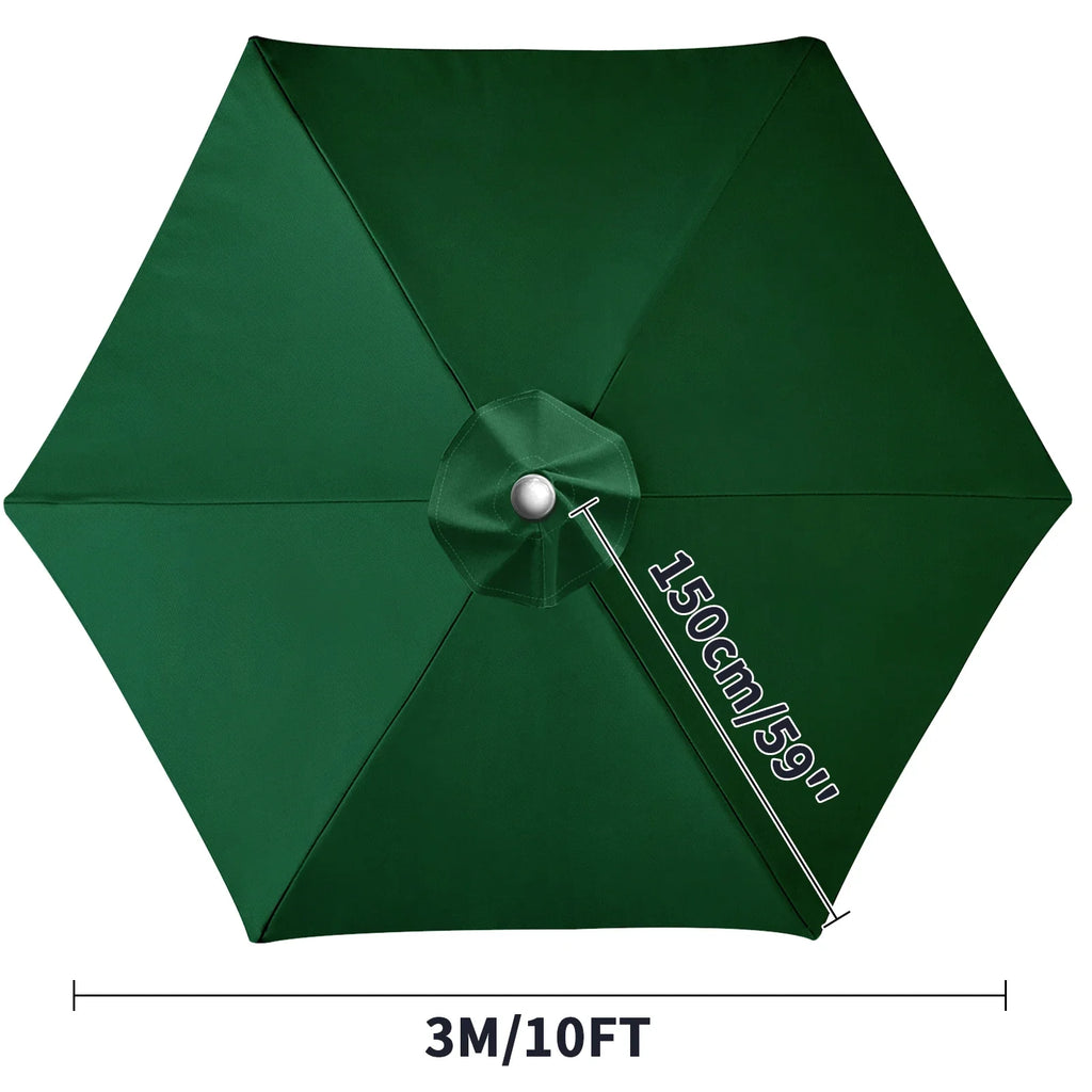 Cubierta Impermeable de Repuesto para Sombrilla