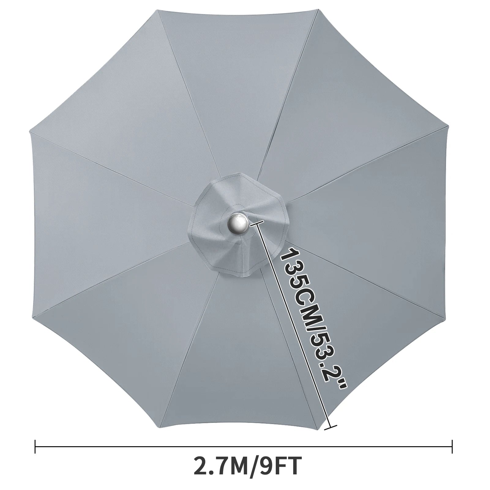 Cubierta Impermeable de Repuesto para Sombrilla
