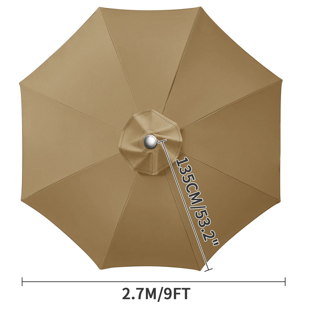 Cubierta Impermeable de Repuesto para Sombrilla