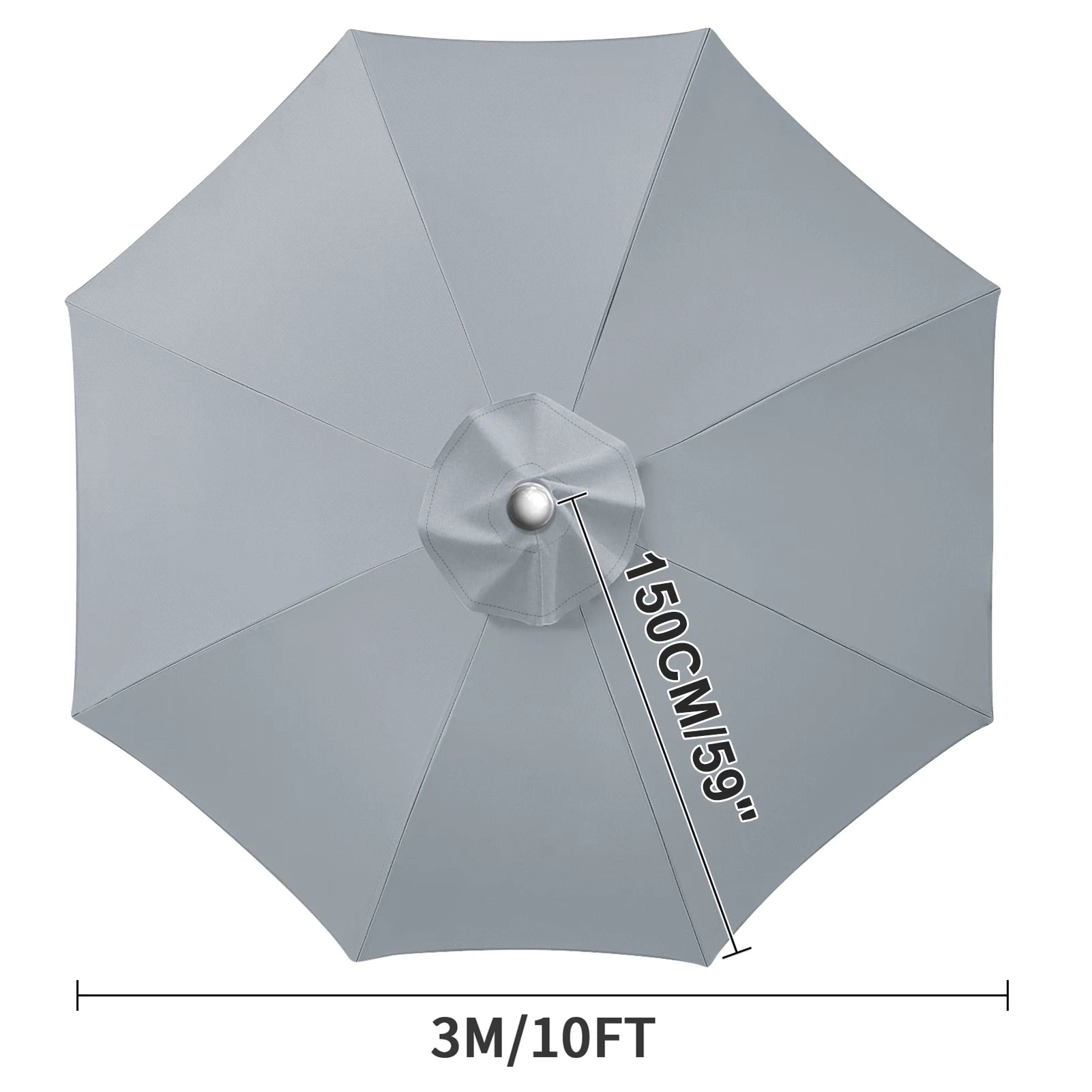 Cubierta Impermeable de Repuesto para Sombrilla