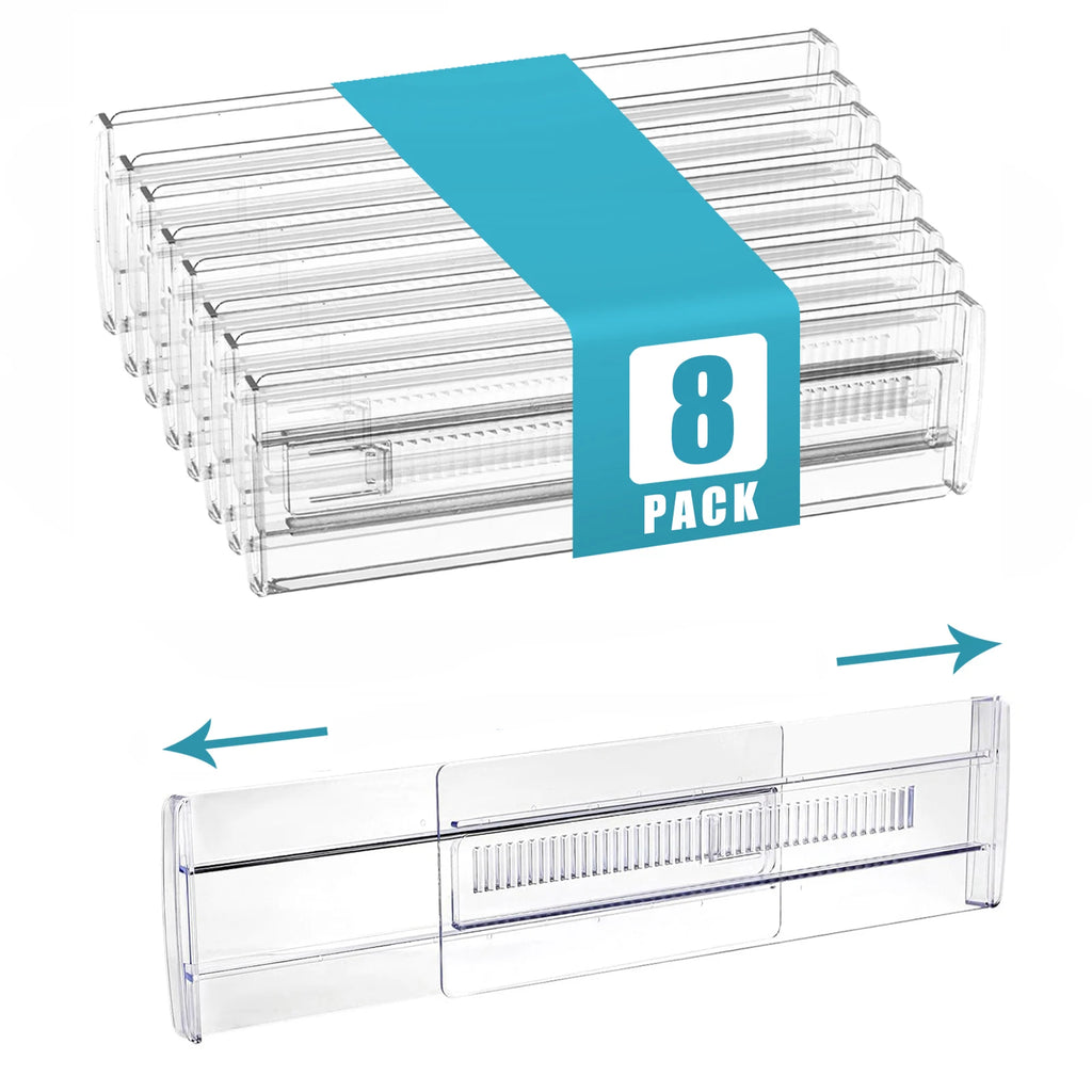 Organizadores Extensibles Transparentes para Cajones
