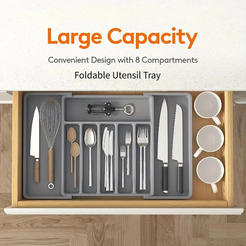 Organizador Modular de Cubiertos para Cocina