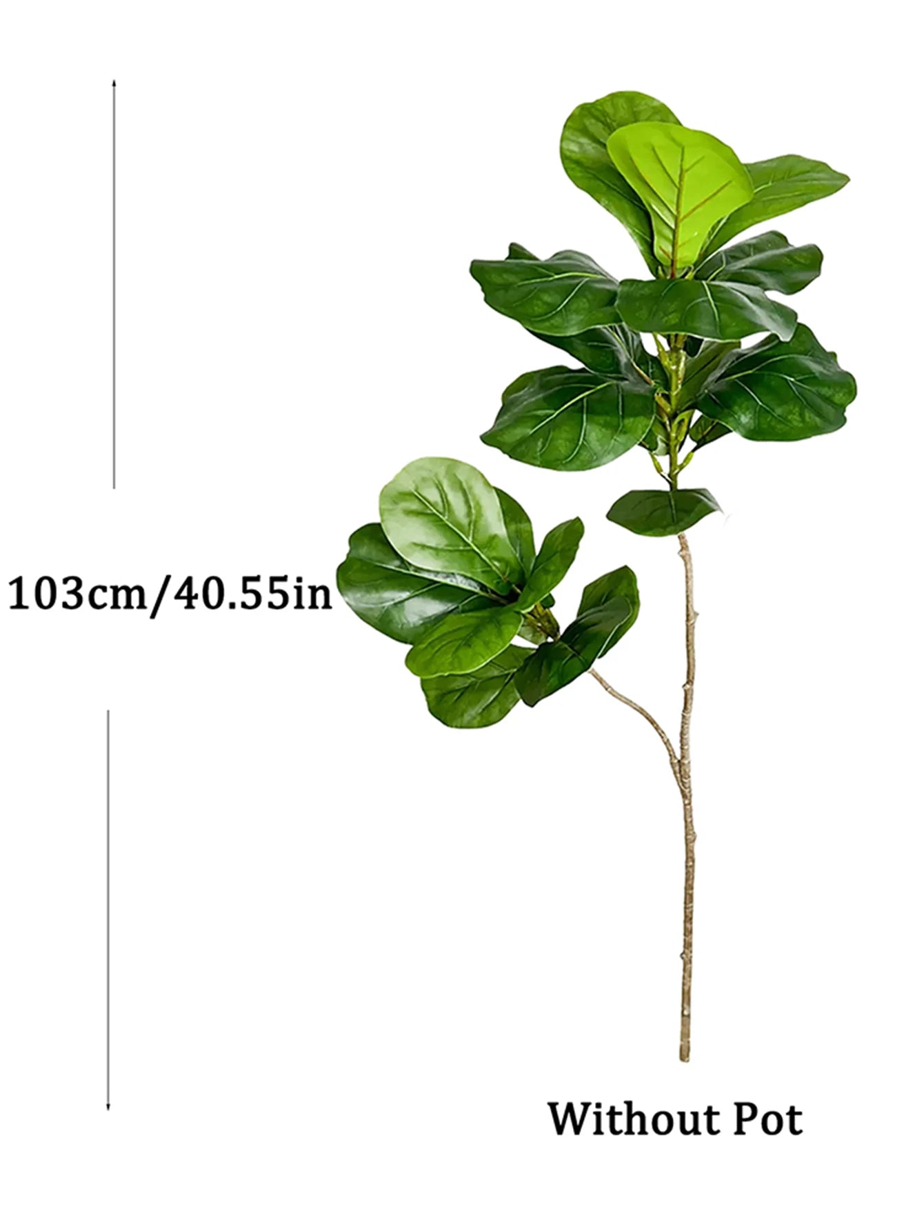Árbol de Ficus Artificial de Hojas de Violín