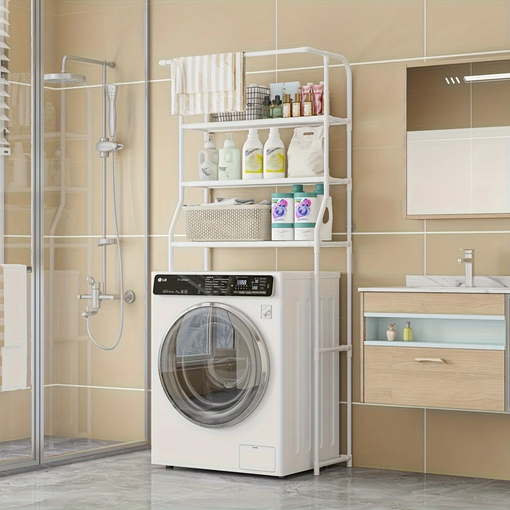 Estante Multicapa de Suelo para Baño y Lavandería