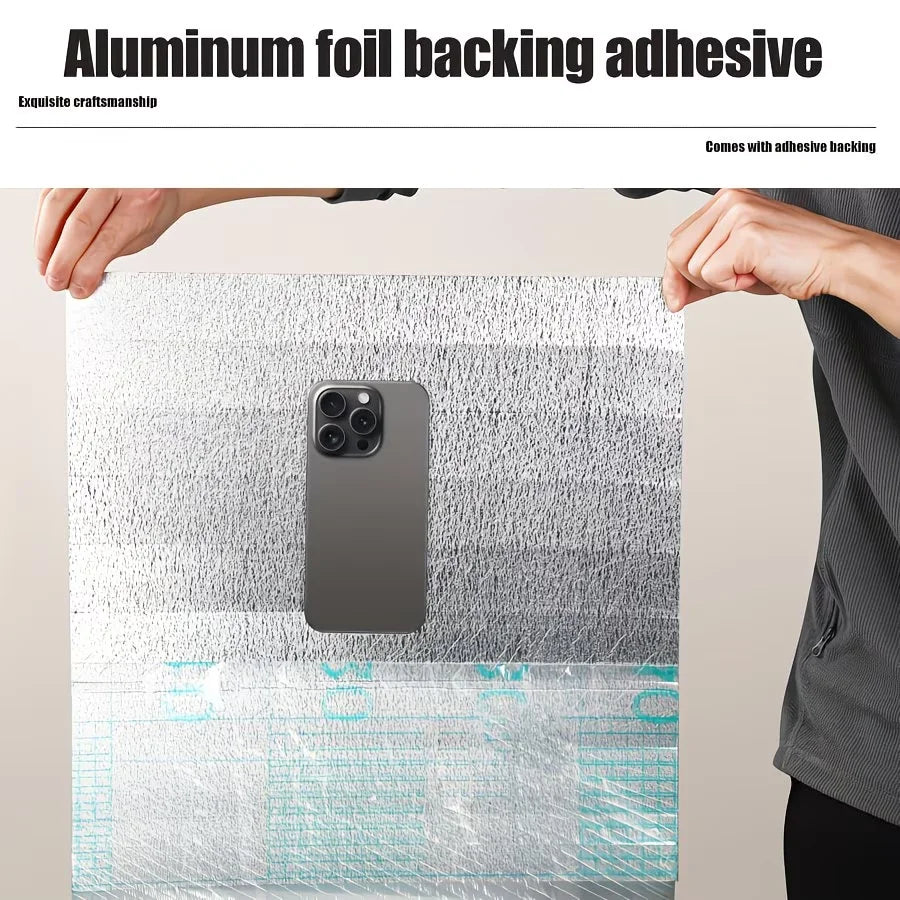 Paneles Autoadhesivos de Pared con Relieve Geométrico