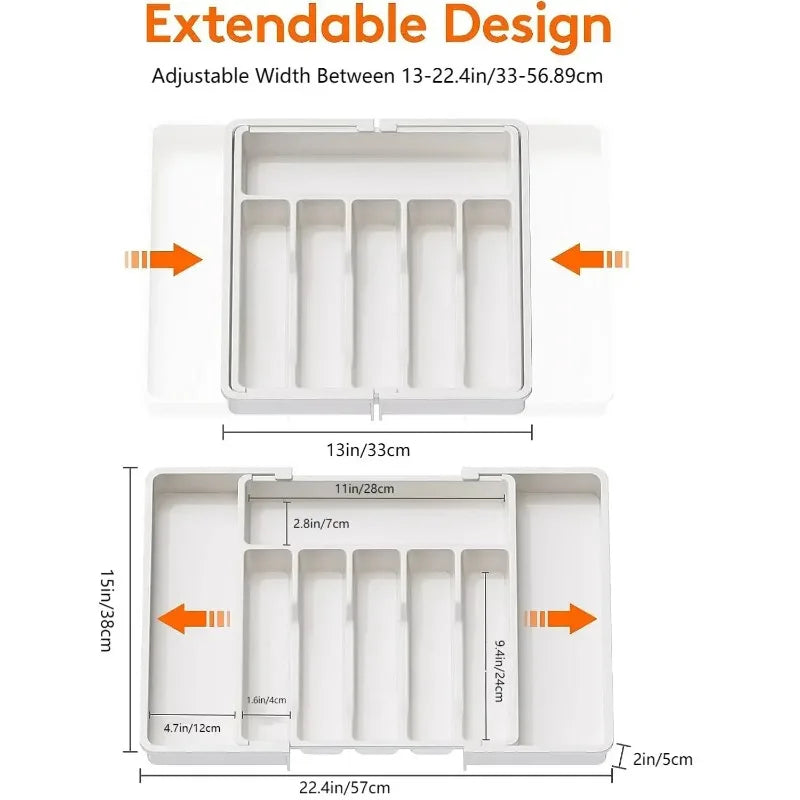 Organizador Modular de Cubiertos para Cocina