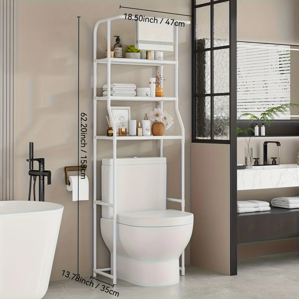 Estante Multicapa de Suelo para Baño y Lavandería